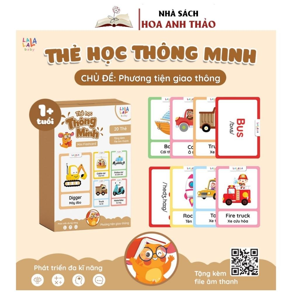 Thẻ học thông minh Mini Flashcard song ngữ Anh