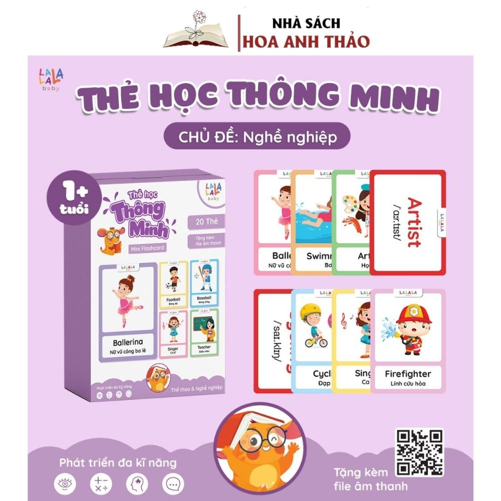 Thẻ học thông minh Mini Flashcard song ngữ Anh