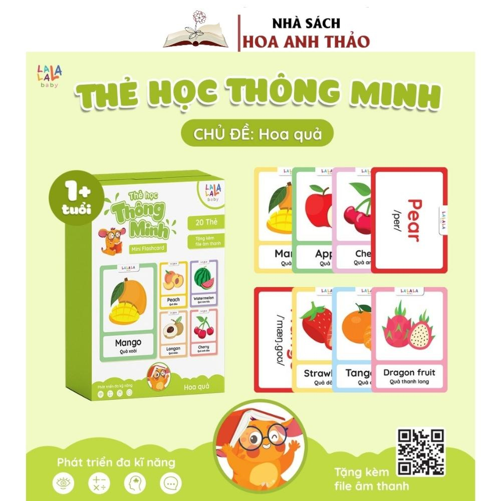 Thẻ học thông minh Mini Flashcard song ngữ Anh