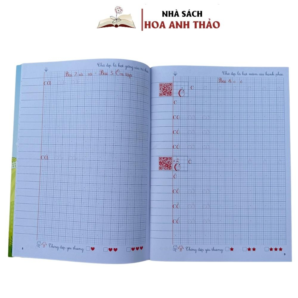 Sách - Vở Ô Li Luyện Viết Tăng Cường - Lớp 1 Cánh Diều - Phiên Bản 5.0 Quét Mã QR Video Hướng Dẫn Cách Viết