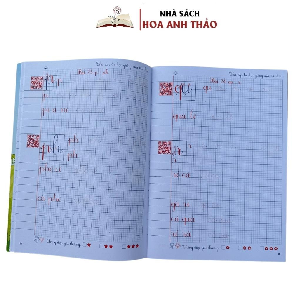 Sách - Vở Ô Li Luyện Viết Tăng Cường - Lớp 1 Cánh Diều - Phiên Bản 5.0 Quét Mã QR Video Hướng Dẫn Cách Viết