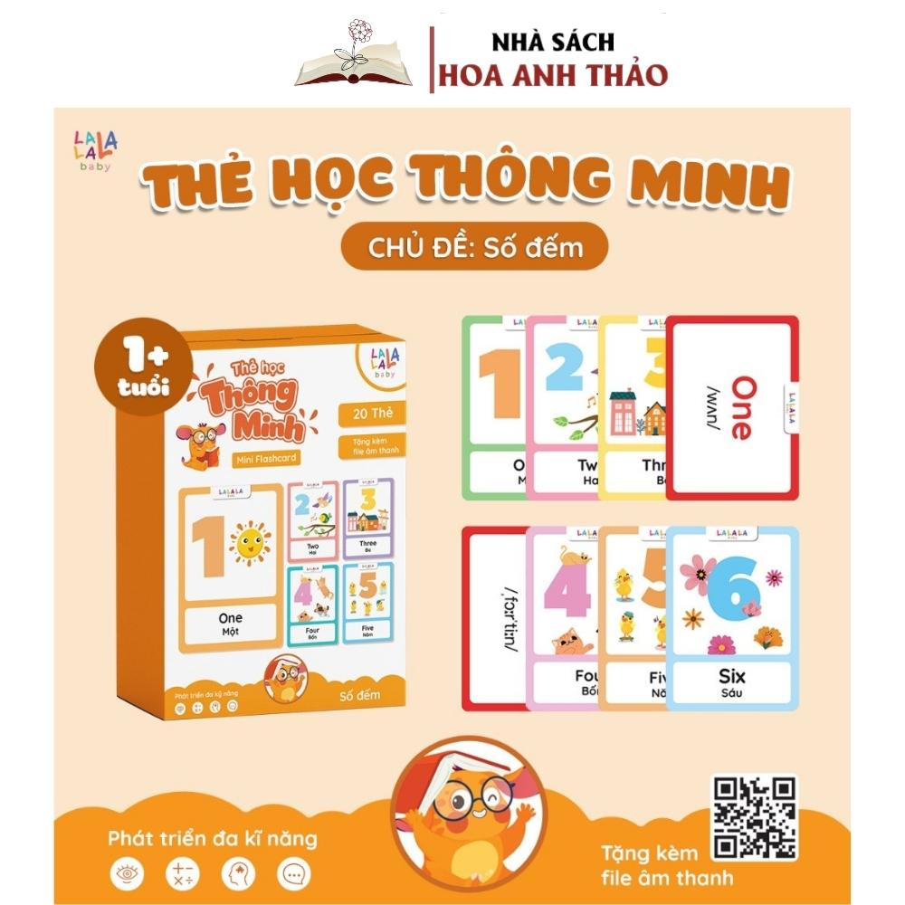Thẻ học thông minh Mini Flashcard song ngữ Anh