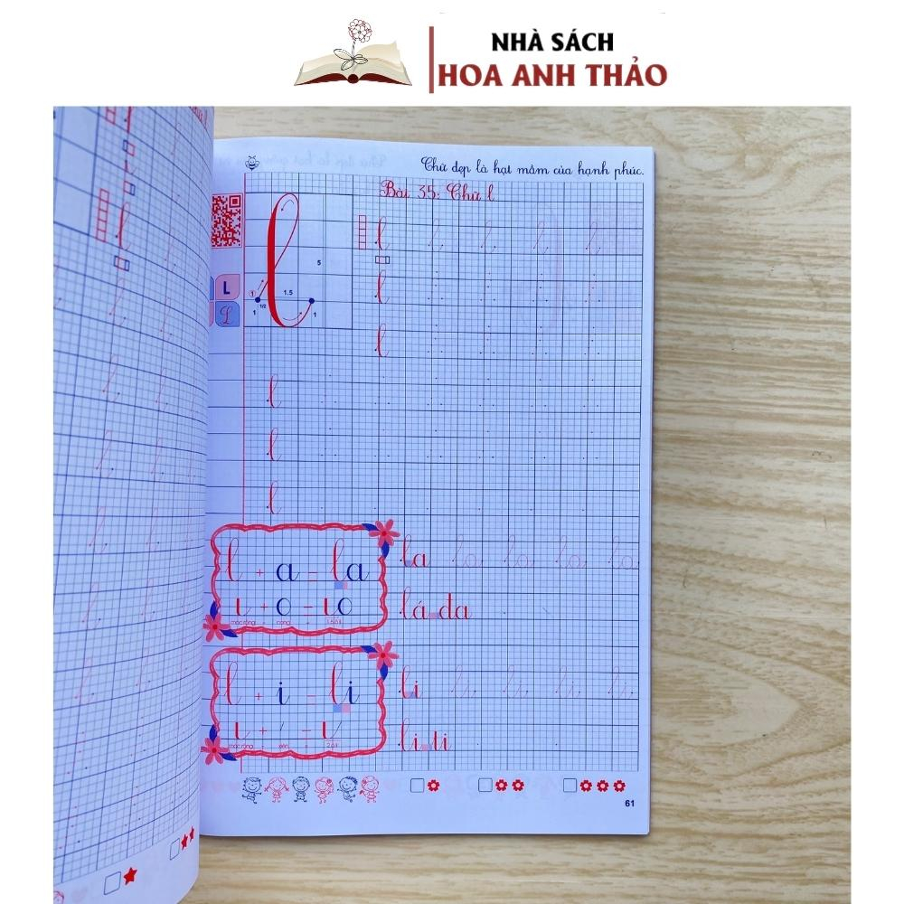 Sách-Luyện viết trọn bộ-thiết kế theo kĩ thuật tách nét gộp chữ chuẩn bị vào lớp 1
