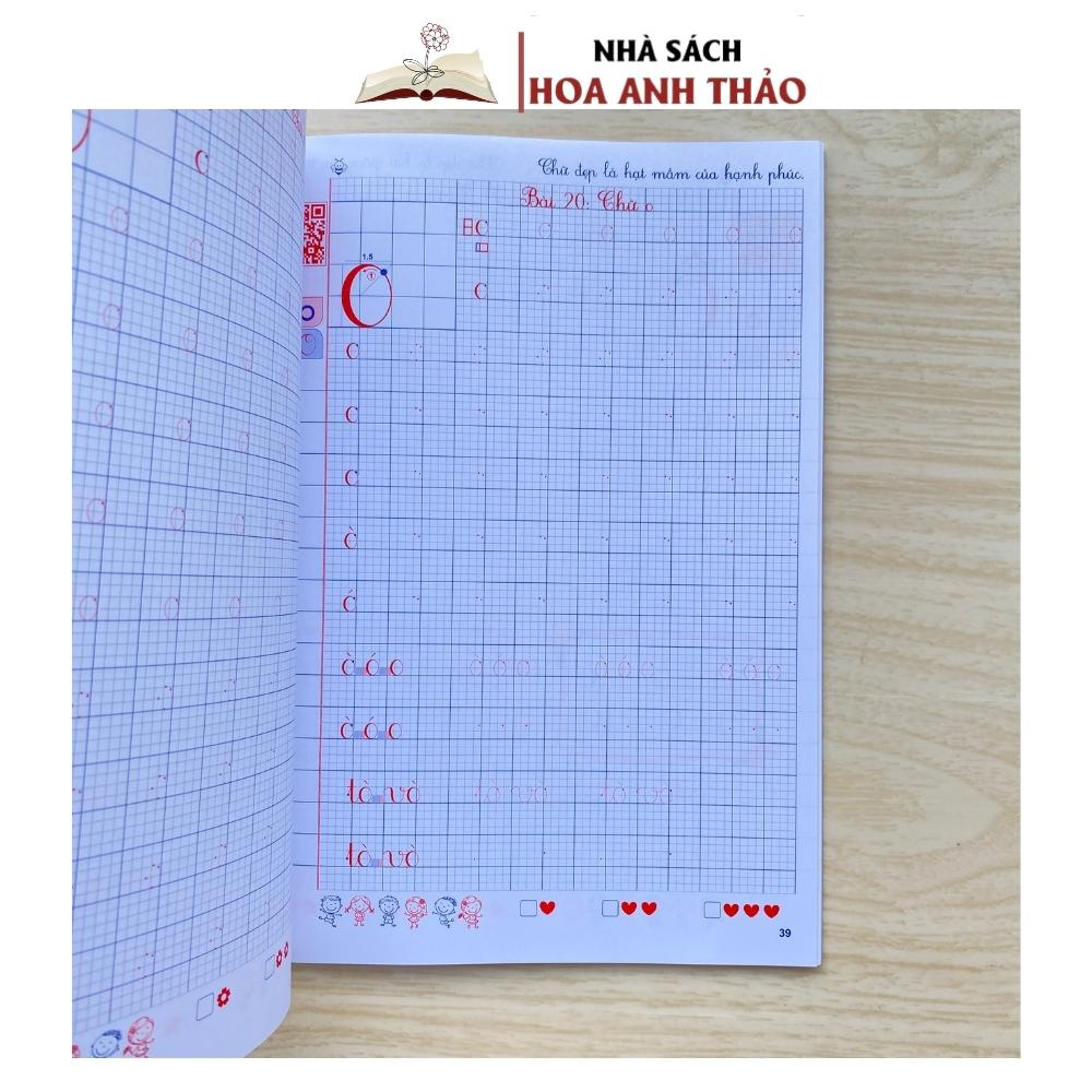Sách-Luyện viết trọn bộ-thiết kế theo kĩ thuật tách nét gộp chữ chuẩn bị vào lớp 1