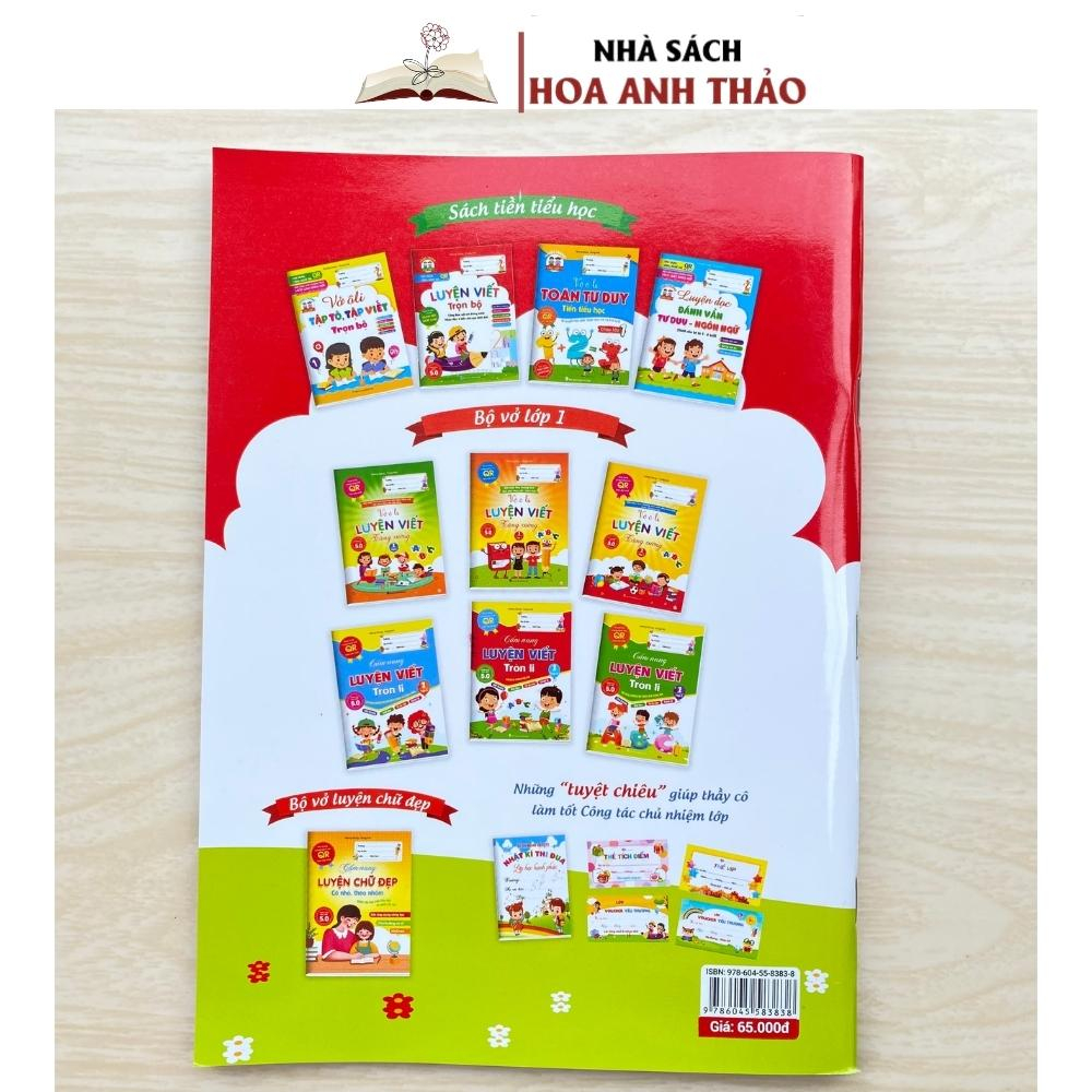 Sách-Luyện viết trọn bộ-thiết kế theo kĩ thuật tách nét gộp chữ chuẩn bị vào lớp 1