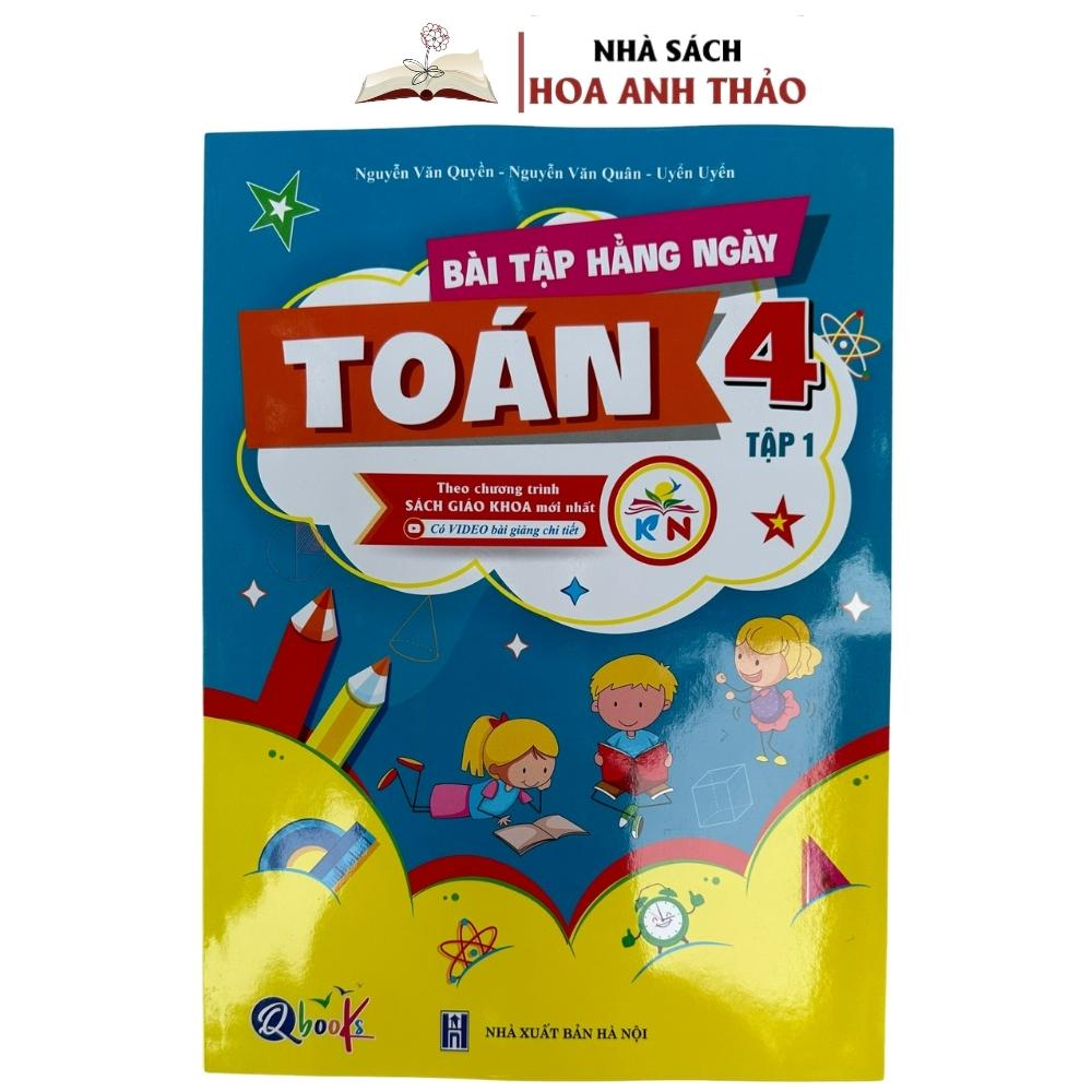 Sách - Combo Bài Tập Hằng Ngày Toán - Tiếng Việt Lớp 4 Tập 1 Kết Nối Tri Thức Với Cuộc Sống