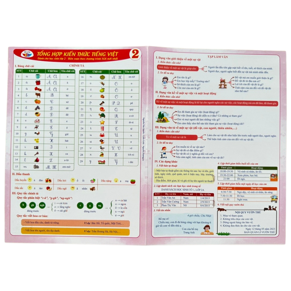 Sổ tổng hợp KT toán - Tiếng Việt tiểu học
