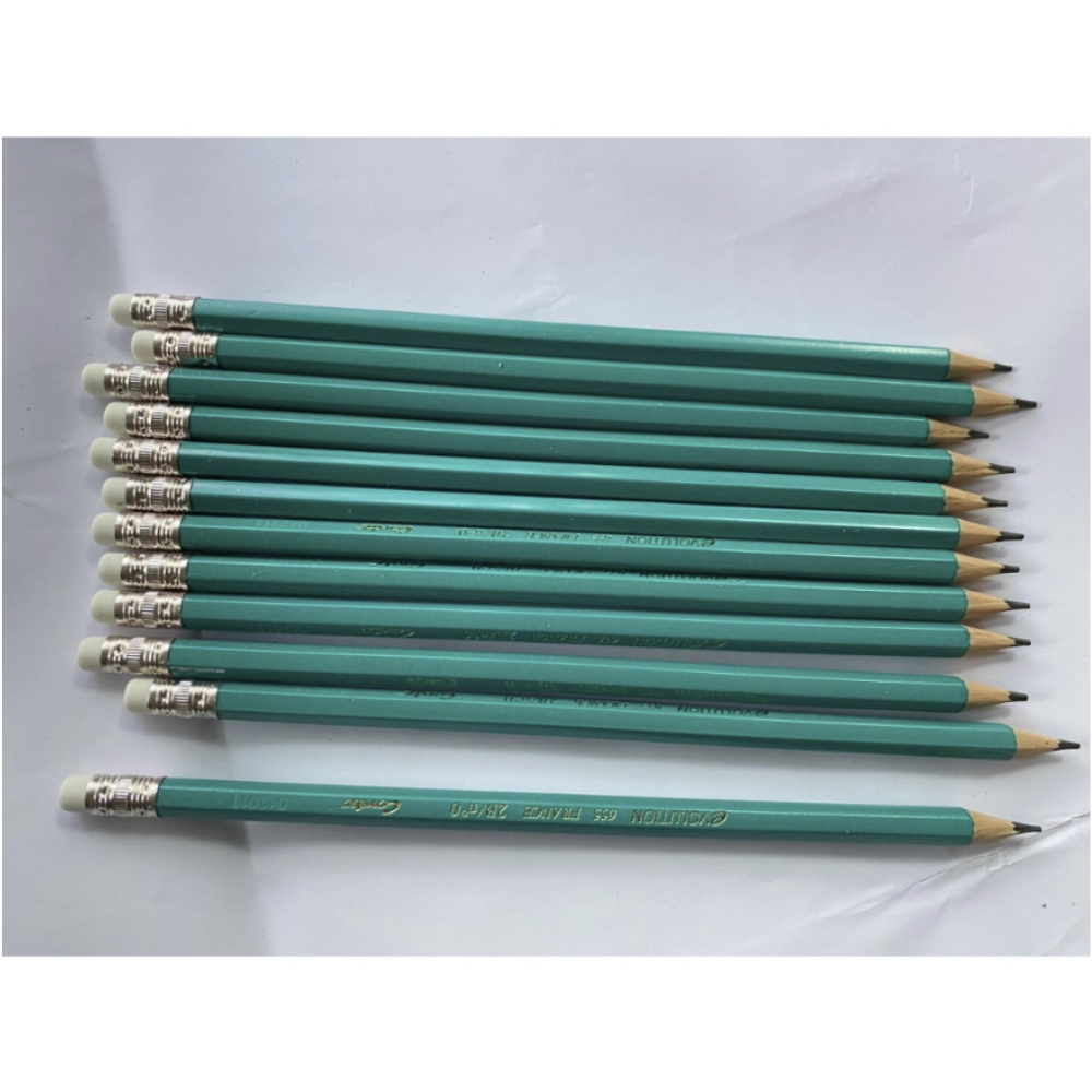 Hộp 12 Bút Chì Pháp 2B Conte Có Tẩy