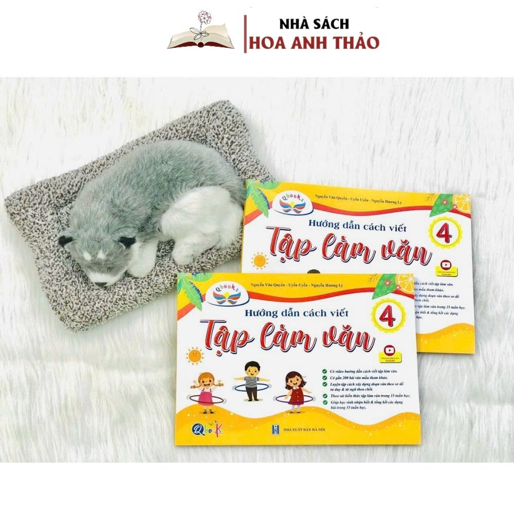 Sách  Hướng Dẫn Cách Viết Tập Làm Văn Lớp 4 Biên Soạn Theo Chương Trình SGK Mới
