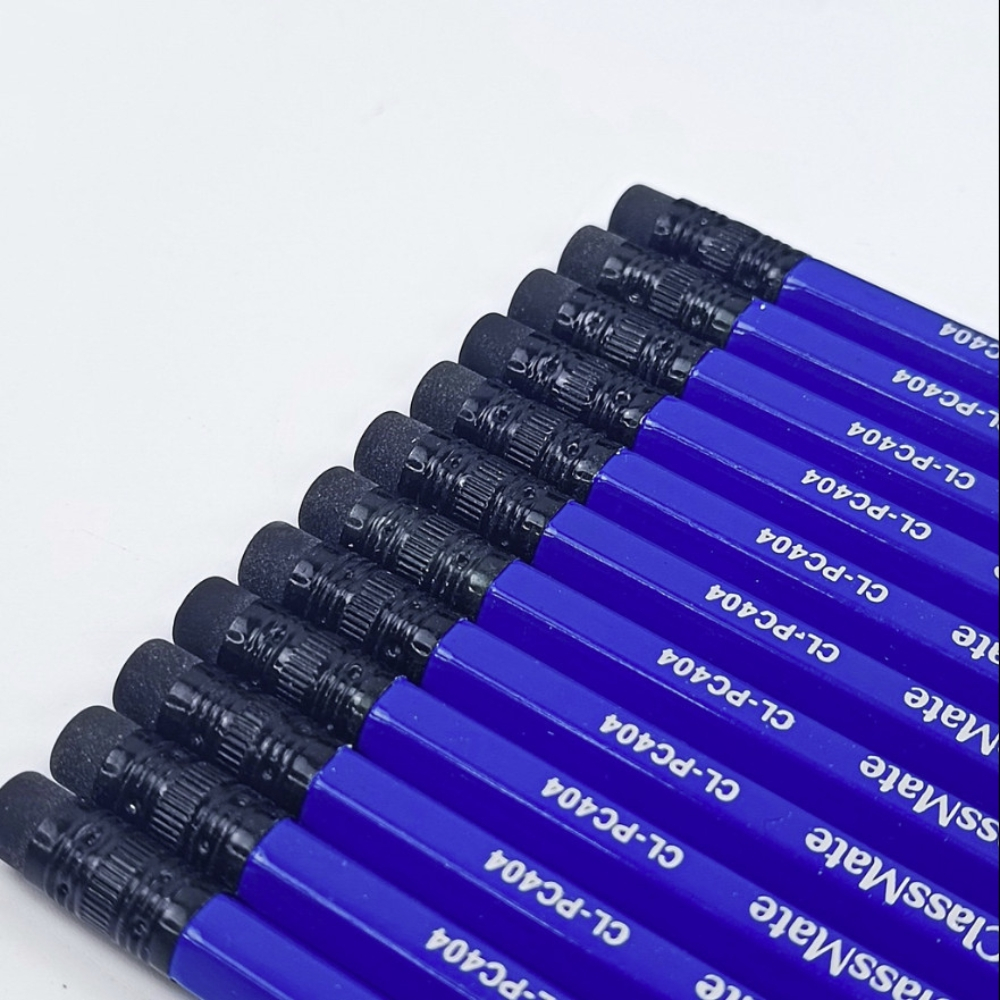 Bút Chì Gỗ Xanh Lục 2B Lục Giác Kèm Tẩy CLASSMATE CL-PC404