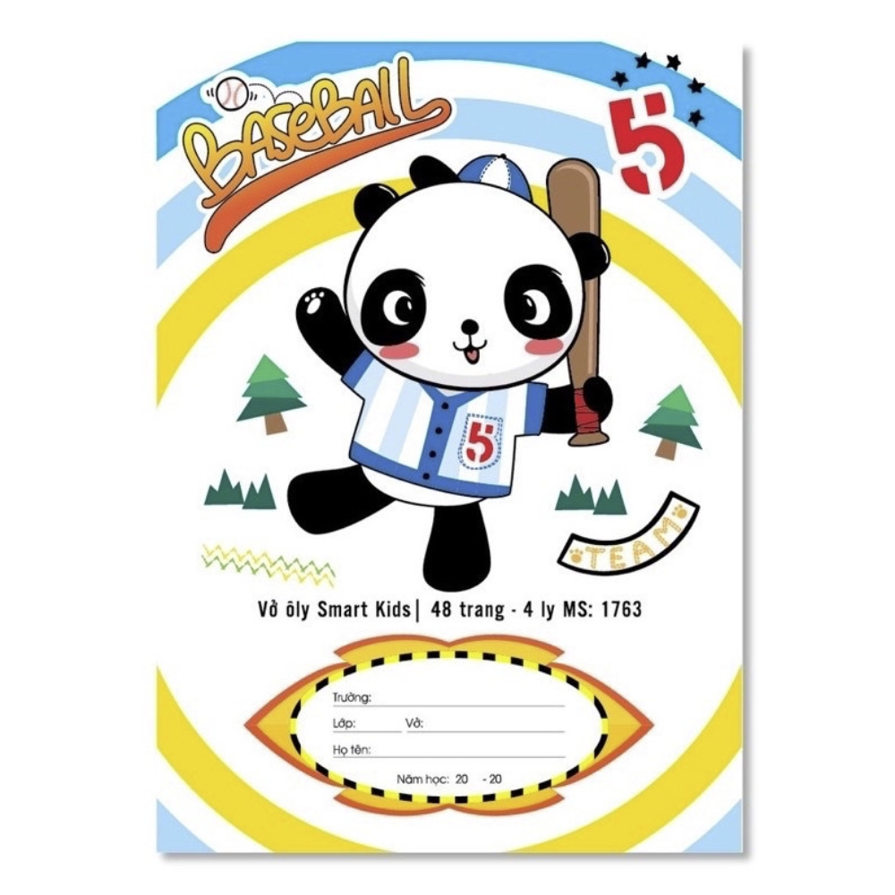 Set 10 Vở Ôly Hải Tiến Smart Kids 48 Trang ( MS : 1763 )