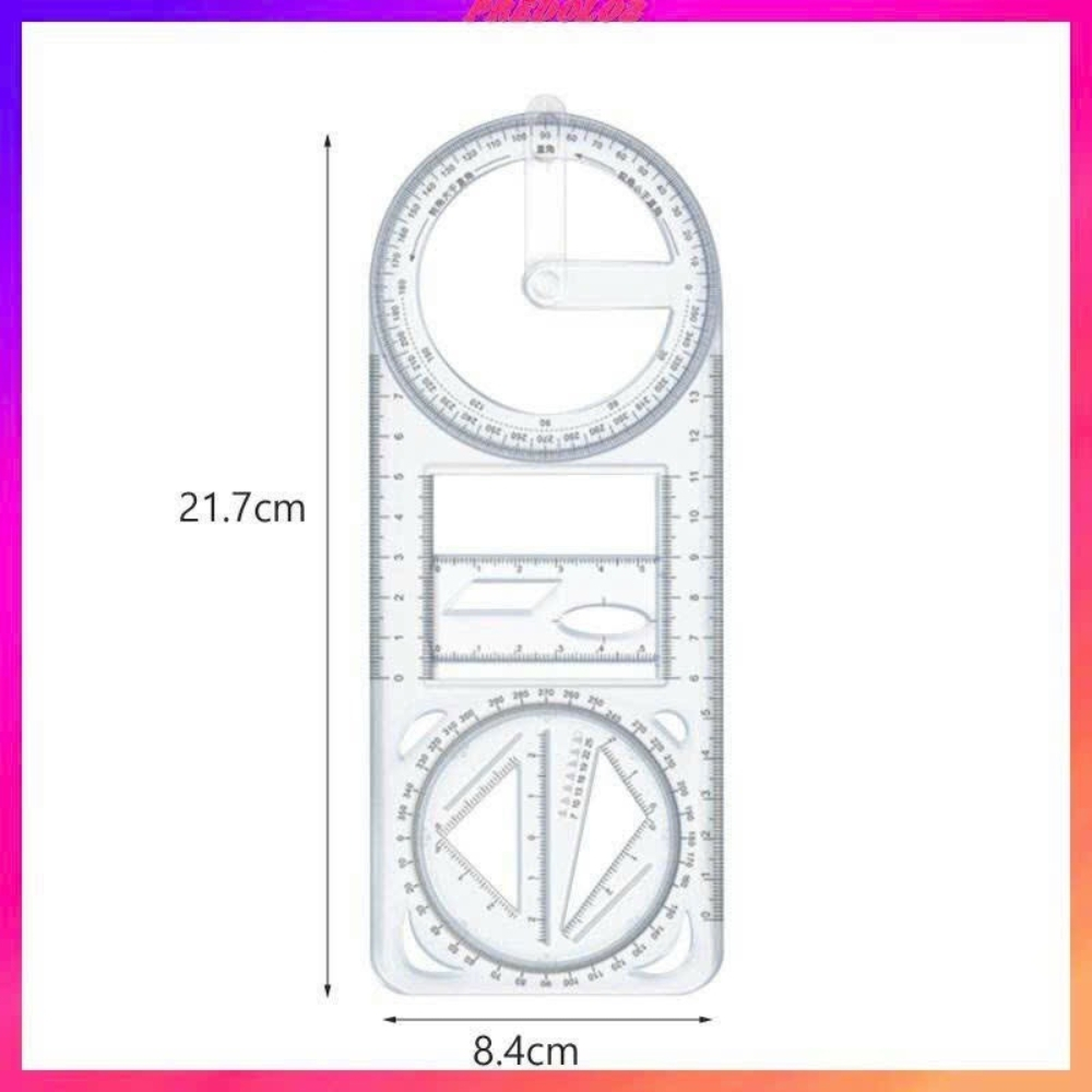 Thước Kẻ Đa Năng Vẽ Hình Học Tiện Dụng ( CY-3306 )