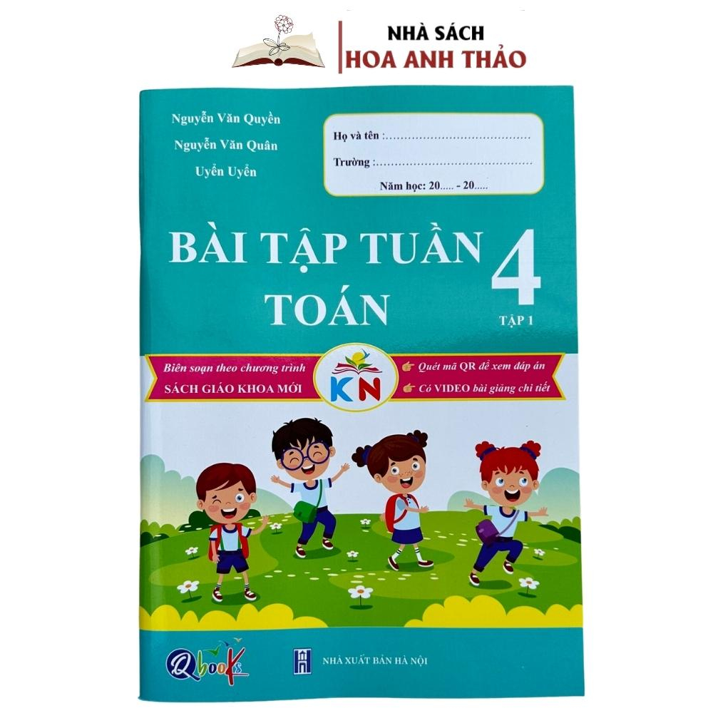 Sách - Bài tập tuần và đề kiểm tra Toán và Tiếng Việt lớp 4 học kỳ 1