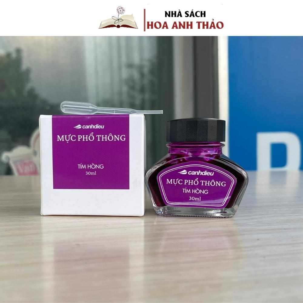 Mực Viết Máy Loại Phổ Thông Cánh Diều 30ml - Nhanh Khô - Không Lắng Cặn.
