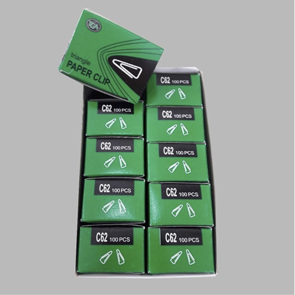 Combo 5 Hộp Ghim Cài C62 - Kẹp Tài Liệu Tam Giác