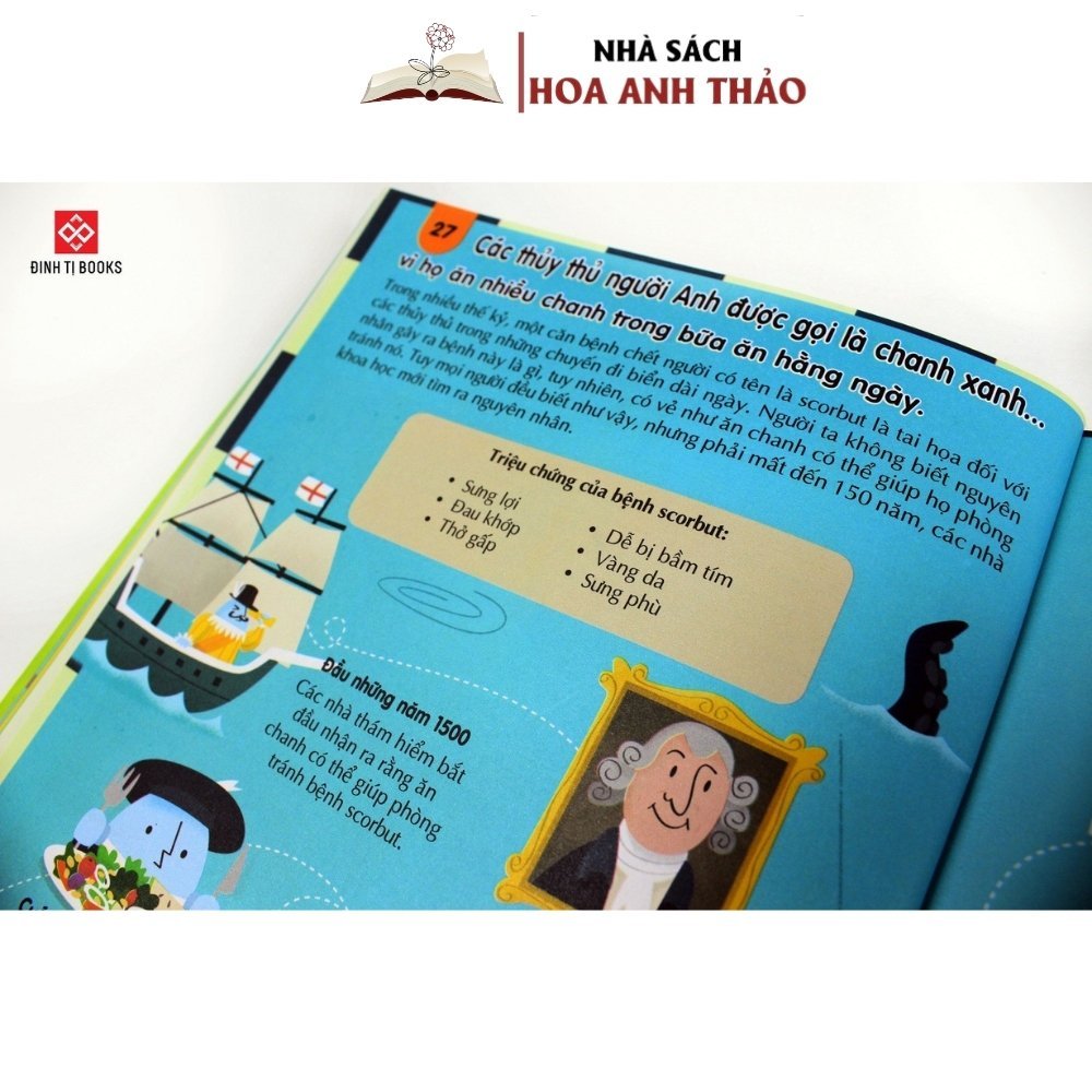 Sách - 100 bí ẩn đáng kinh ngạc -  Cho trẻ từ 6 tuổi - Đinh Tị Books