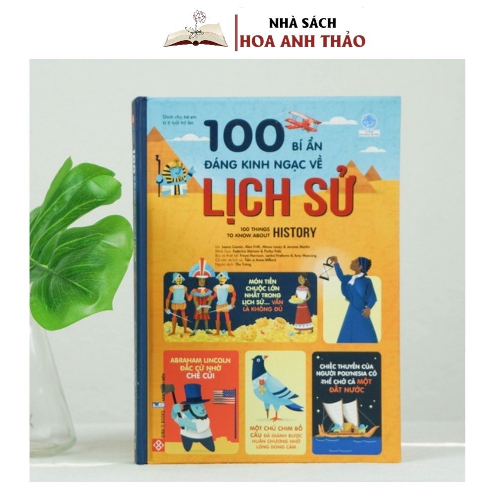 Sách - 100 bí ẩn đáng kinh ngạc -  Cho trẻ từ 6 tuổi - Đinh Tị Books