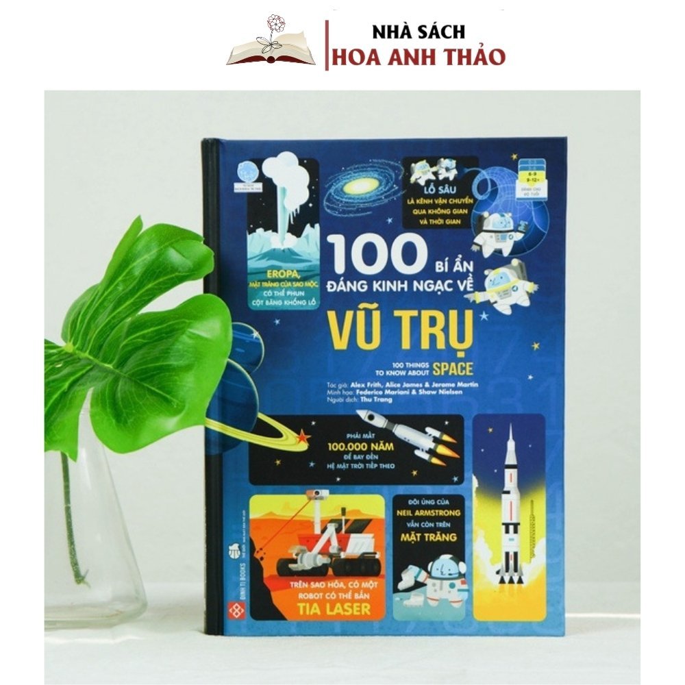 Sách - 100 bí ẩn đáng kinh ngạc -  Cho trẻ từ 6 tuổi - Đinh Tị Books