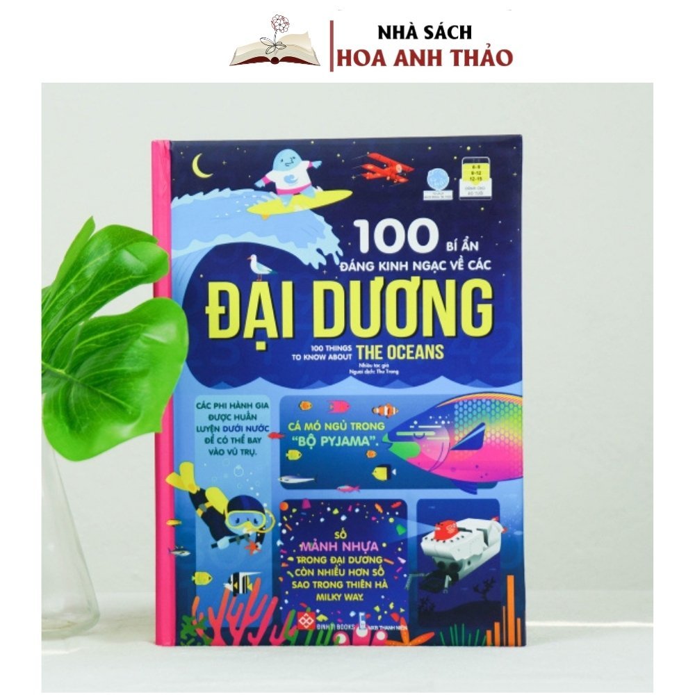 Sách - 100 bí ẩn đáng kinh ngạc -  Cho trẻ từ 6 tuổi - Đinh Tị Books