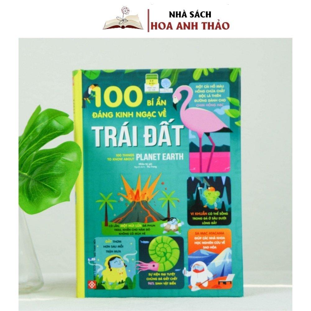 Sách - 100 bí ẩn đáng kinh ngạc -  Cho trẻ từ 6 tuổi - Đinh Tị Books