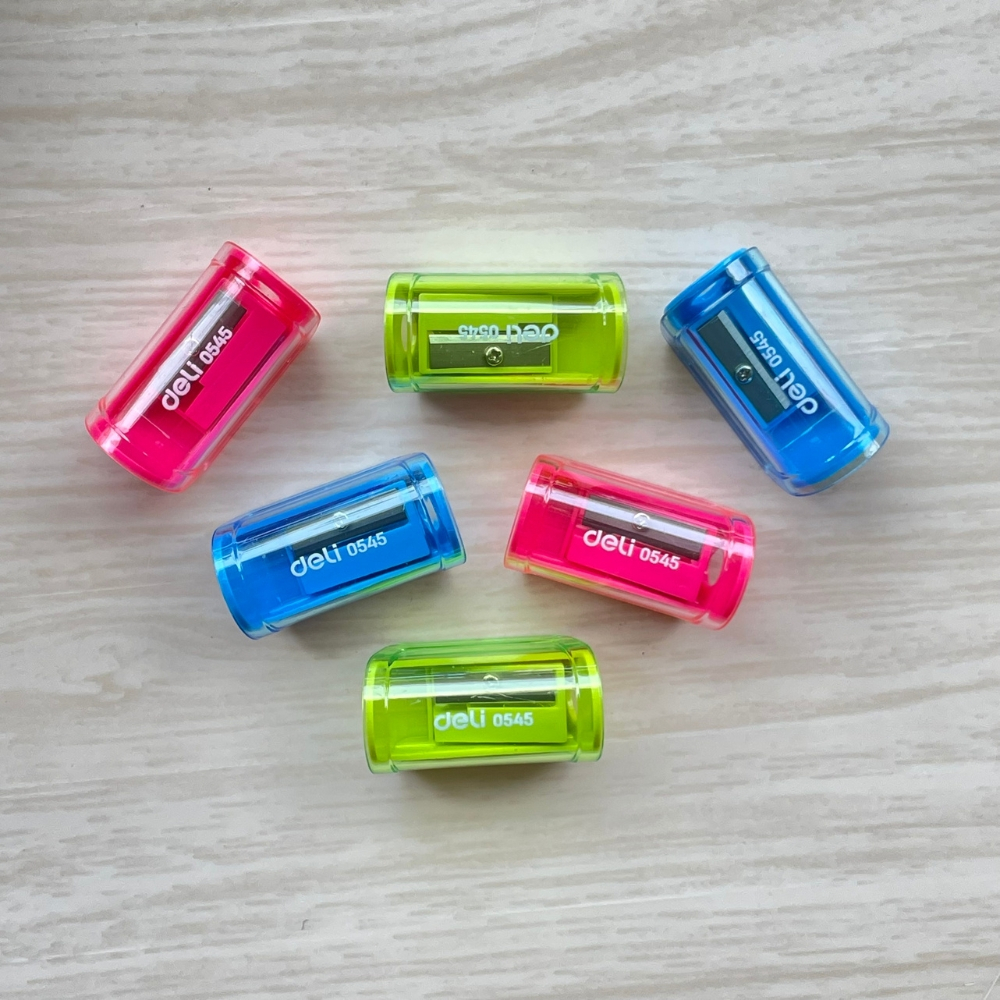 combo 3 Gọt Chì Deli 0545 Có Ngăn Đựng Phôi