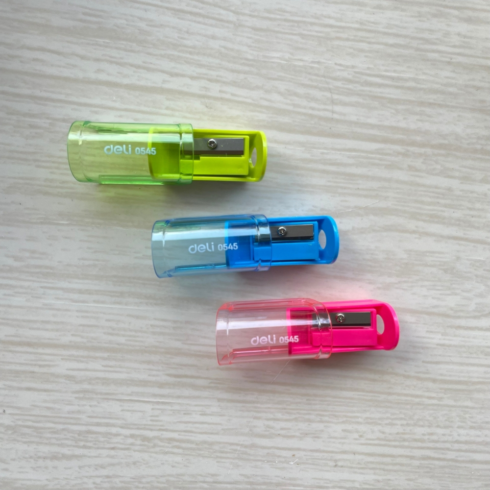 combo 3 Gọt Chì Deli 0545 Có Ngăn Đựng Phôi
