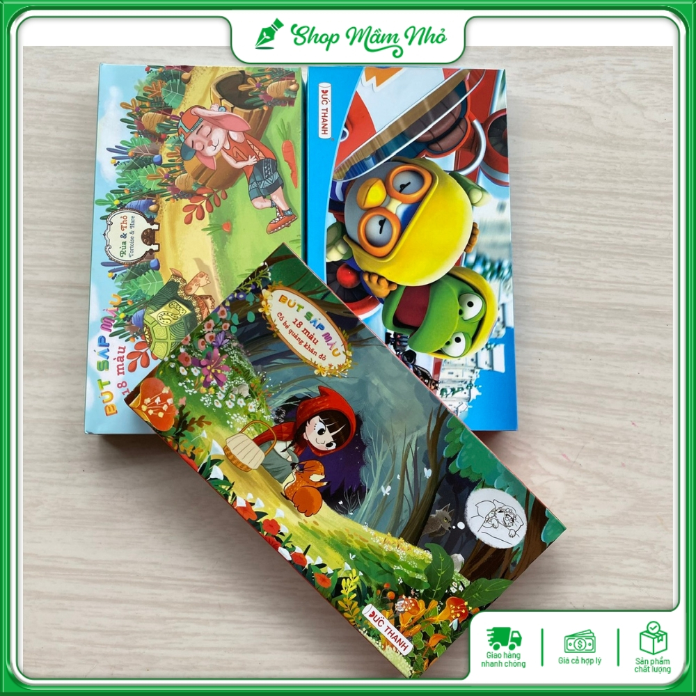 Bút Sáp Màu Đức Thanh 12/18/24 Màu