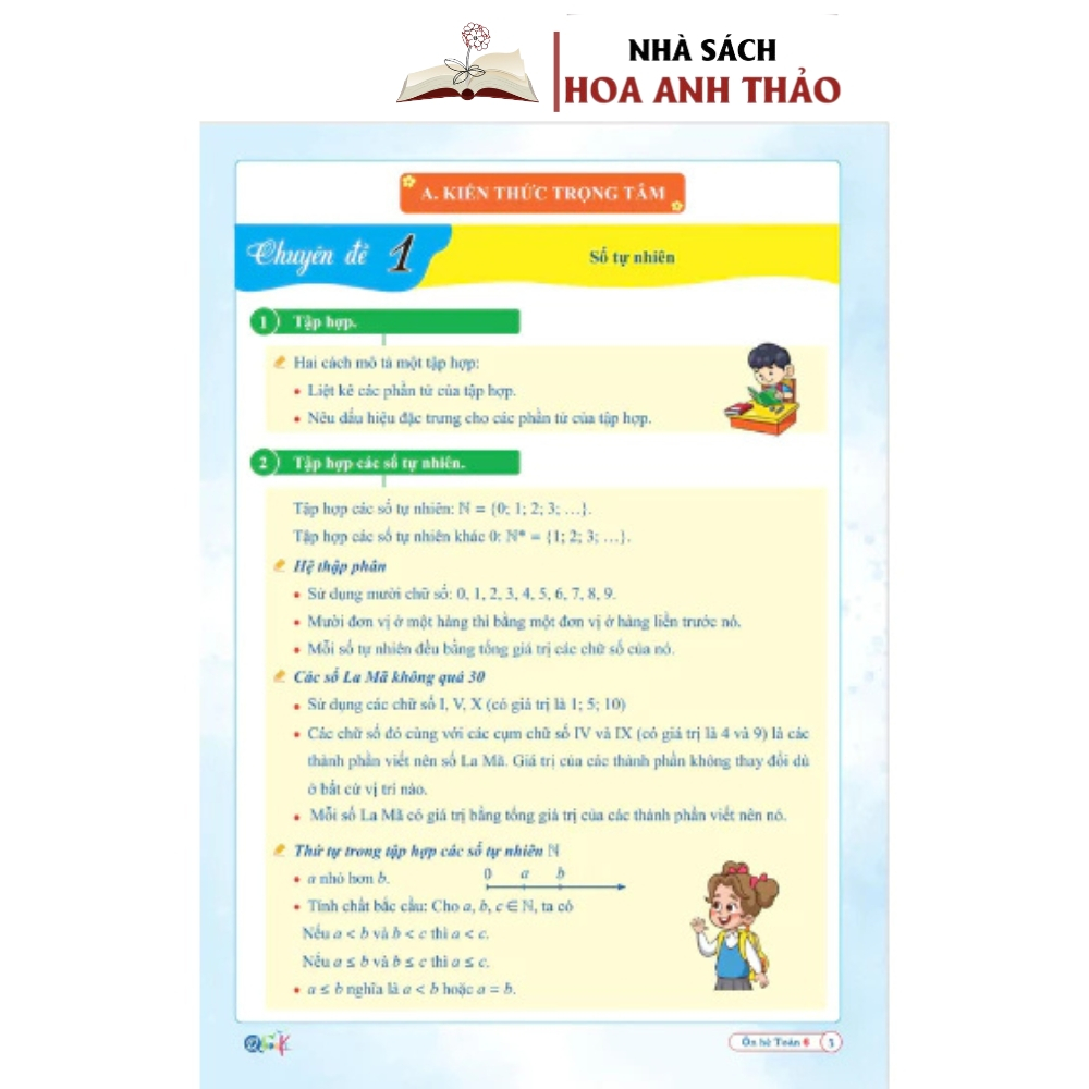 Sách - Bài tập ôn hè toán lớp 6 - Dành cho học sinh lớp 6 lên lớp 7 - Sách có video bài giảng - 1 cuốn
