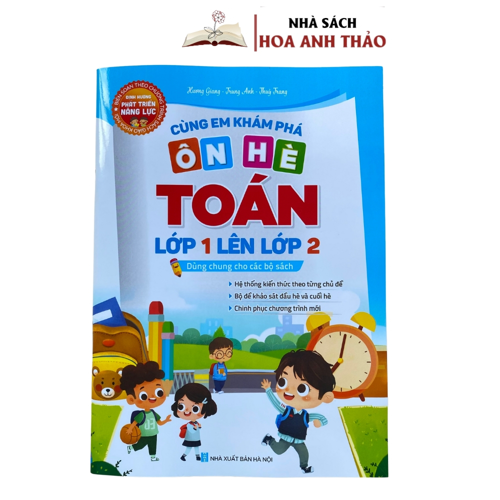 Sách - Cùng em khám phá ôn hè toán, tiếng việt dành cho học sinh lớp 1 lên lớp 2