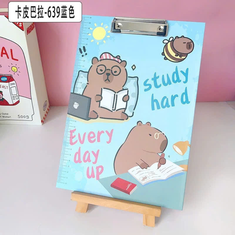 Bìa Trình Ký A4 Capybara Họa Tiết Dễ Thương