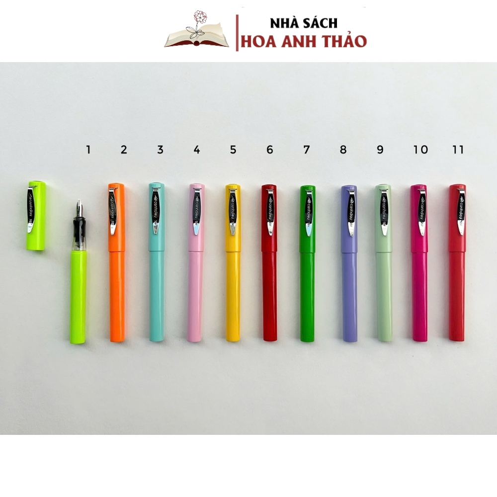 Bút Máy Luyện Viết Chữ Đẹp Cánh Diều 107 - Ngòi S Nét Thanh Đậm, Êm, Dễ Viết