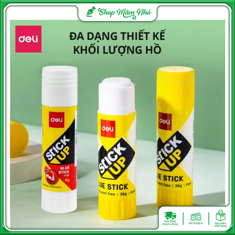 Hồ khô keo dán giấy học sinh A212-VN - 8g khô nhanh siêu dính - hàng chính hãng