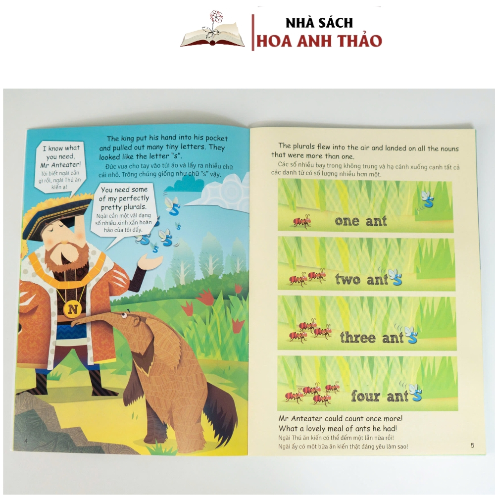 Combo 10 quyển Học ngữ pháp tiếng anh qua các câu chuyện