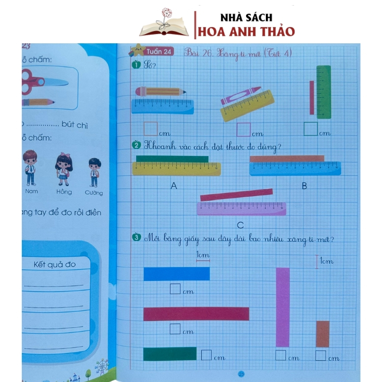 Sách - Vở ô li bài tập tăng cường toán và tiếng việt tăng cường lớp 1 tập 2 - Kết nối tri thức