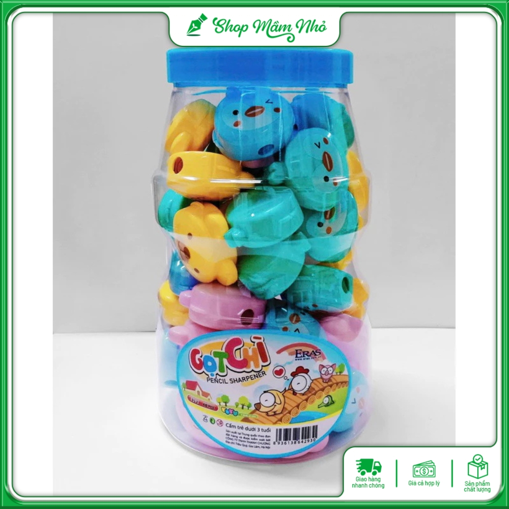 Sét 3 gọt bút chì Eras E293 - Hàng chính hãng, làm bằng thép không rỉ, sắc bén, sử dụng cho các loại chì gỗ