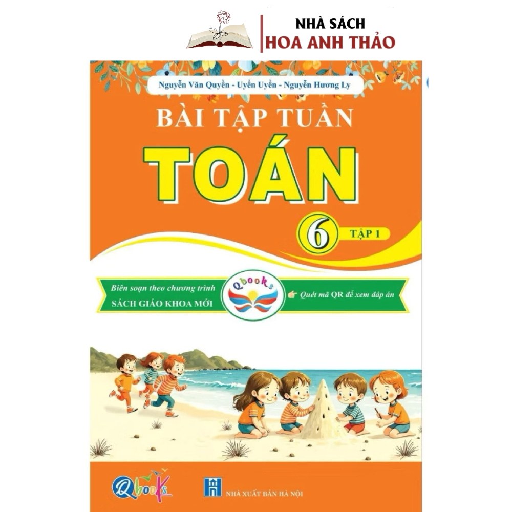 Sách - Bài tập tuần và đề kiểm tra toán lớp 6 tập 1, tập 2 - Cánh diều