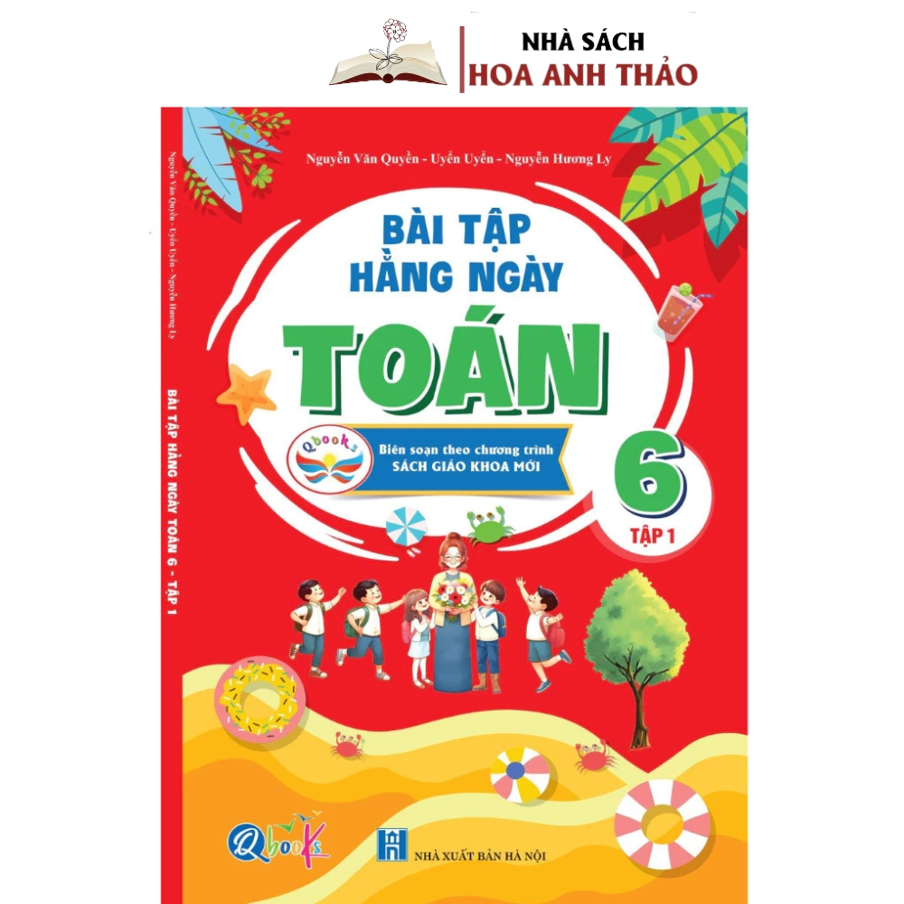 Sách - Bài tập hàng ngày toán lớp 6 tập 1, tập 2 - Cánh diều - 1 cuốn