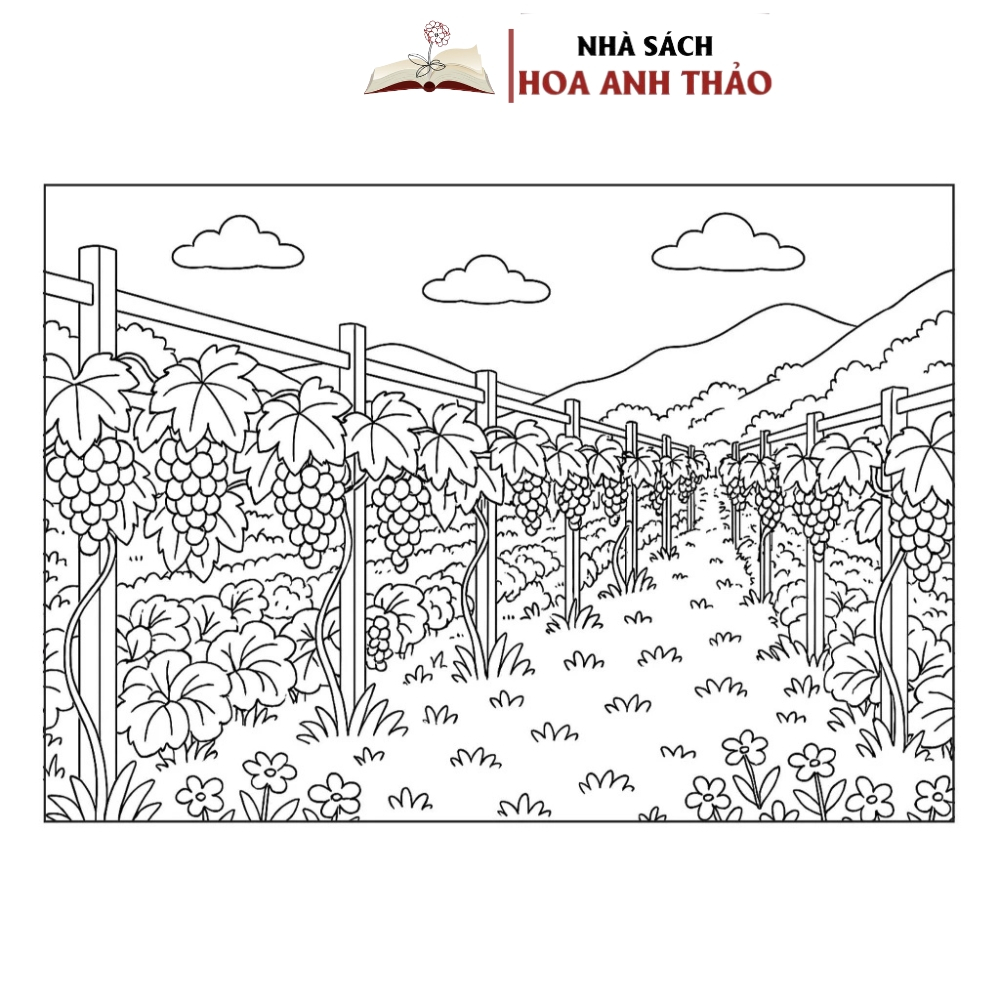 Sách tô màu cuộc sống - Tô màu xả xì chét