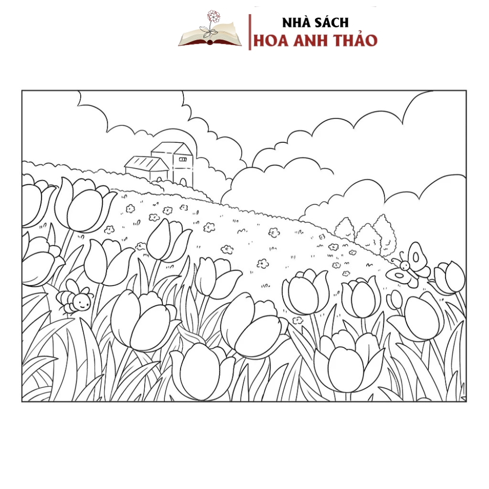 Sách tô màu cuộc sống - Tô màu xả xì chét