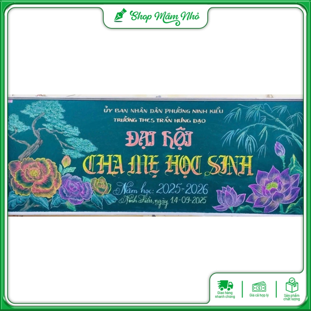 Phấn lục giác 19 màu 84 viên cao cấp, có xốp cố định - phấn dùng vẽ trang trí bảng, màu sắc tươi, rõ nét, ít bụi.