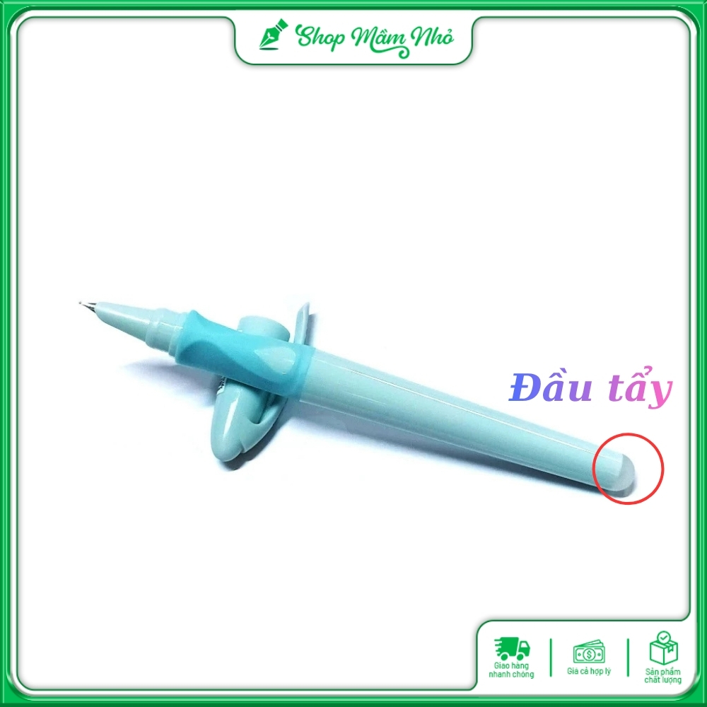 Bút máy xóa được Eras E035 - Ngòi kim tinh trơn, có đầu tẩyBút máy xóa được Eras E035 - Ngòi kim tinh trơn, có đầu tẩy, đệm cầm tay bằng cao su êm, viết lâu không thấy mỏi tay.