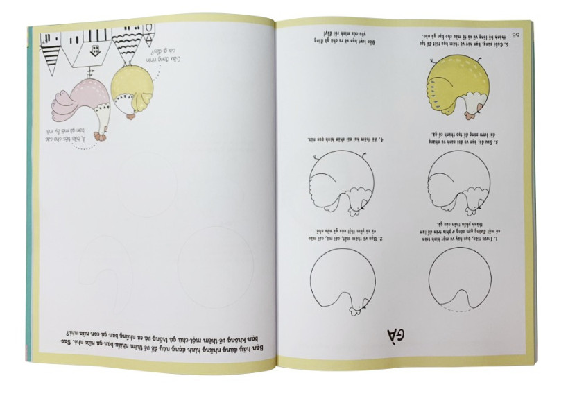 Combo 2 Sách Vẽ theo phong cách kawaii với 5 bước đơn giản
