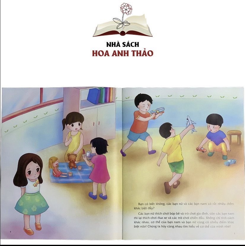 Combo 4 Sách - Giáo dục giới tính và nhân cách dành cho bé gái