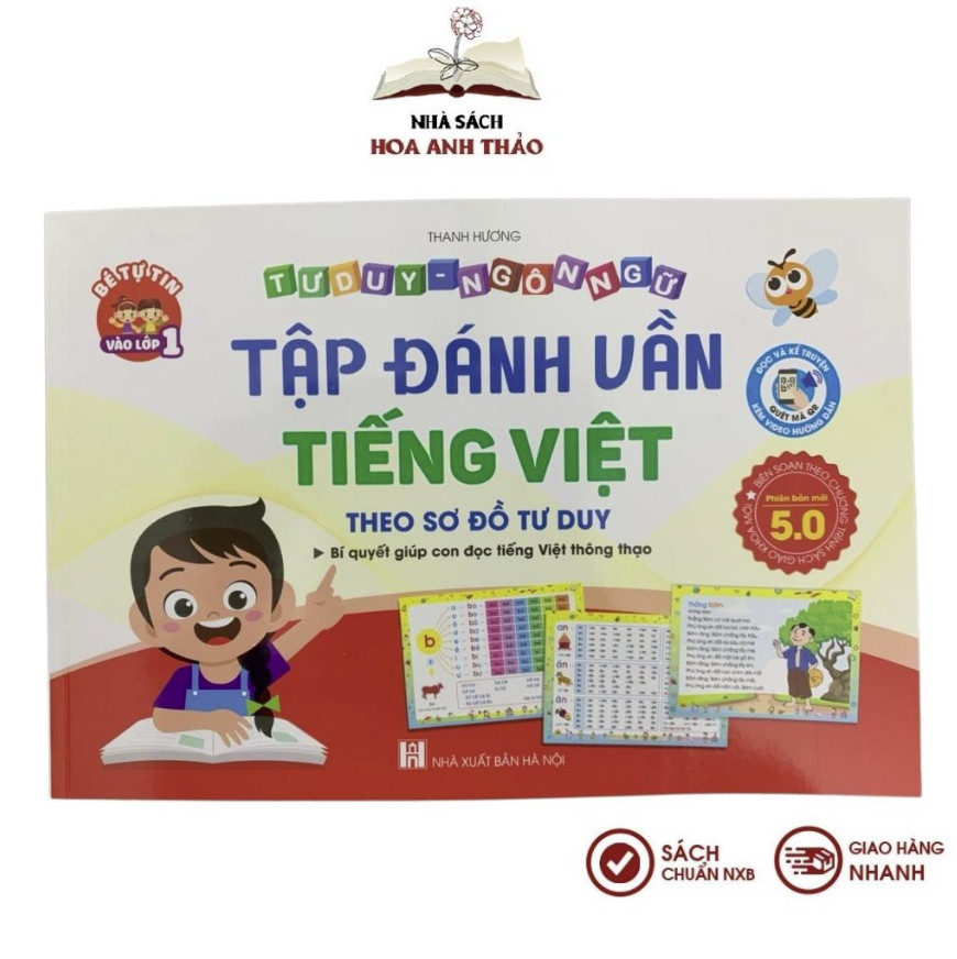 Combo Tập Đánh Vần Tiếng Việt 5.0 Và Bộ Hoa Xoay Học Chữ Cái Ghép Vần
