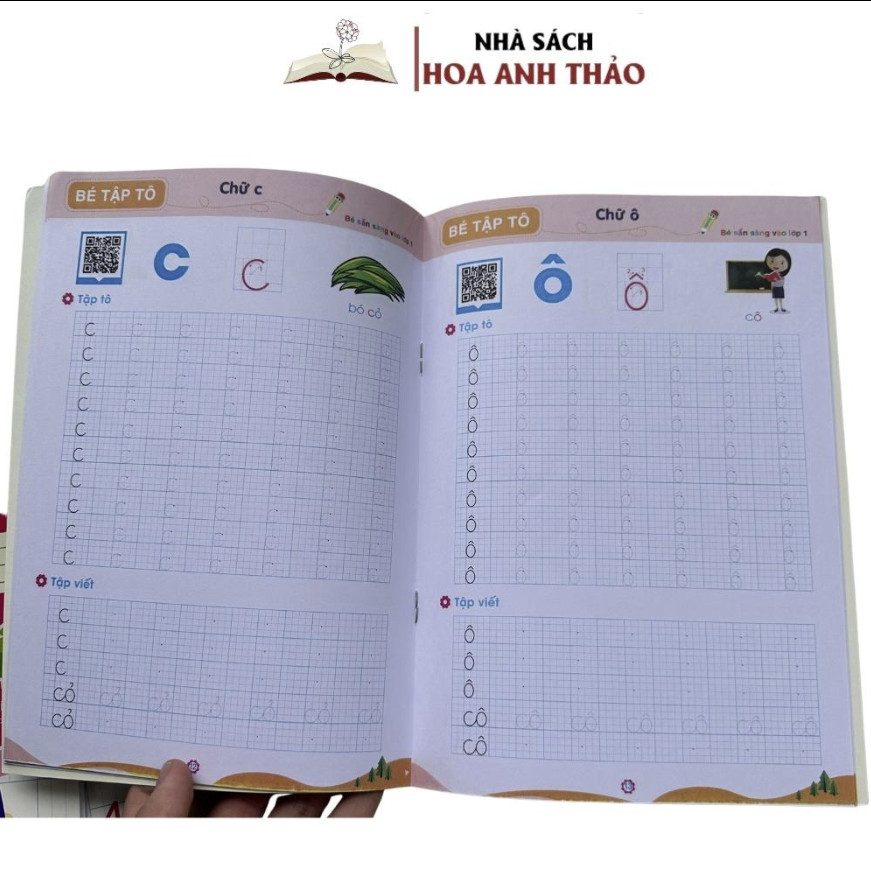Combo 6 Sách - Bé Sẵn Sàng Vào Lớp 1 - Luyện Viêt Theo Chương Trình Mới