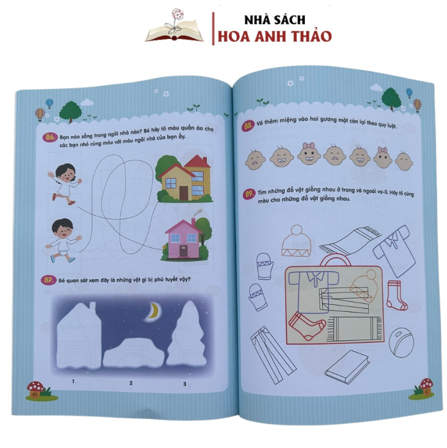 Trò Chơi Toán Học Rèn Luyện Tư Duy 3 - 6 Tuổi