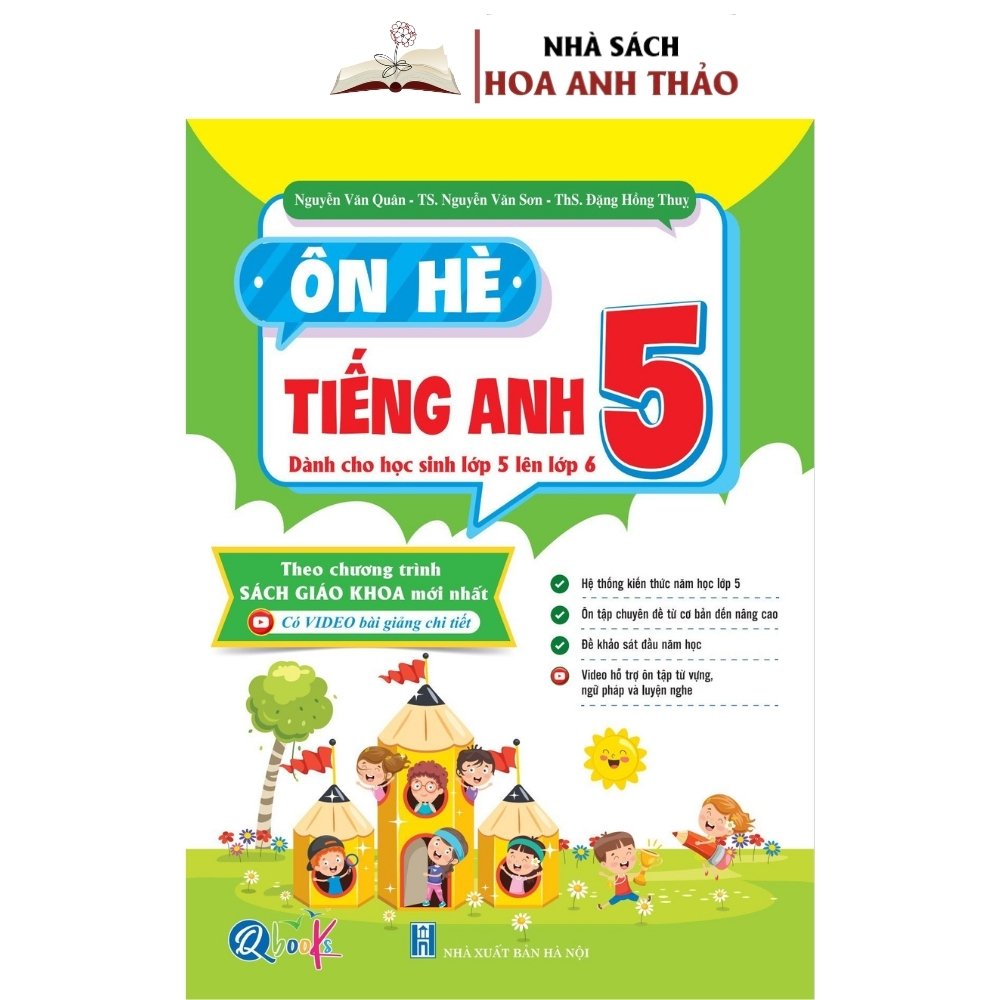 Sách -  Ôn Hè Toán - Tiếng Việt - Tiếng Anh 5 - Dành cho học sinh lớp 5 lên lớp 6