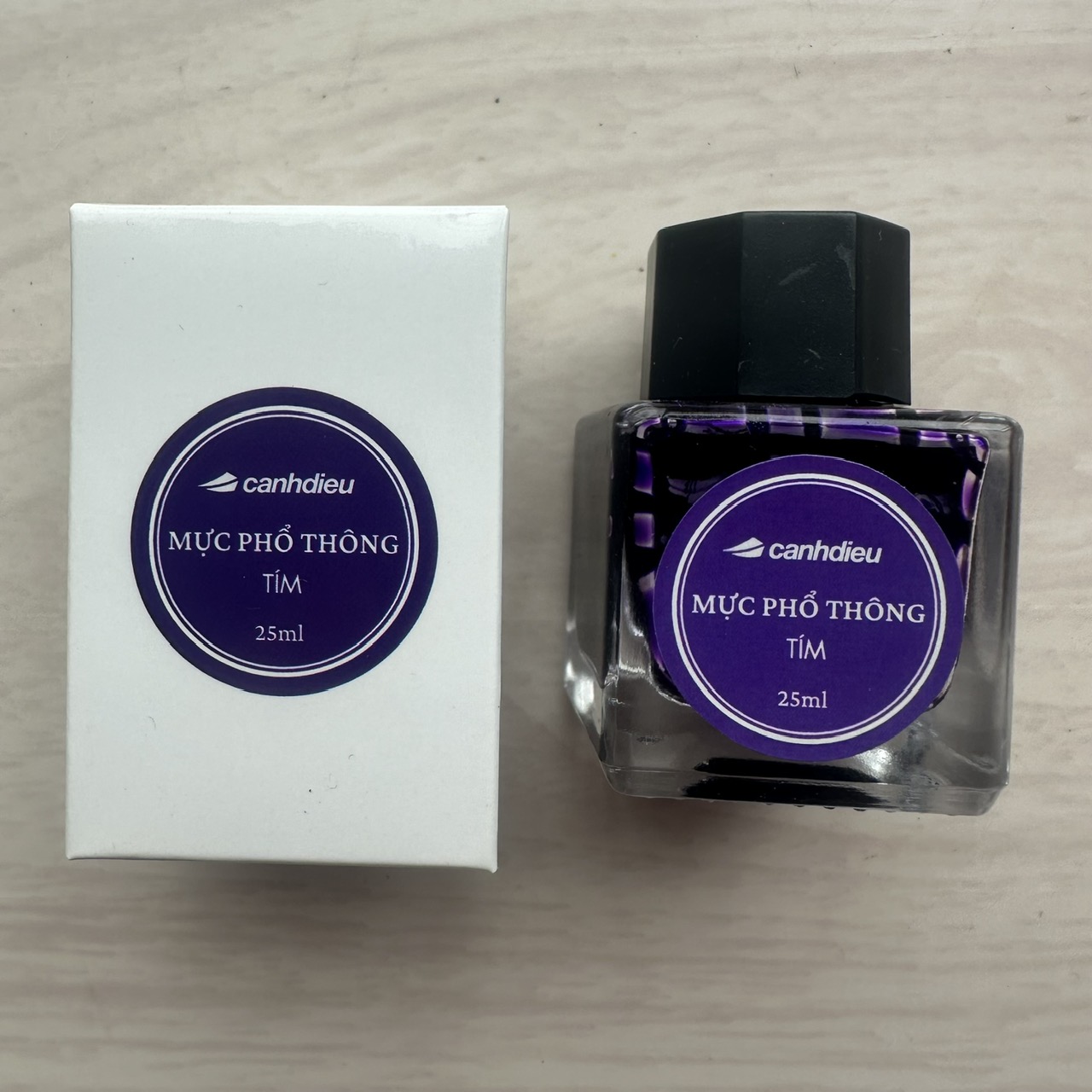 Mực Viết Máy Phổ Thông Cánh Diều 25ml - Nhanh Khô - Không Lắng Cặn.