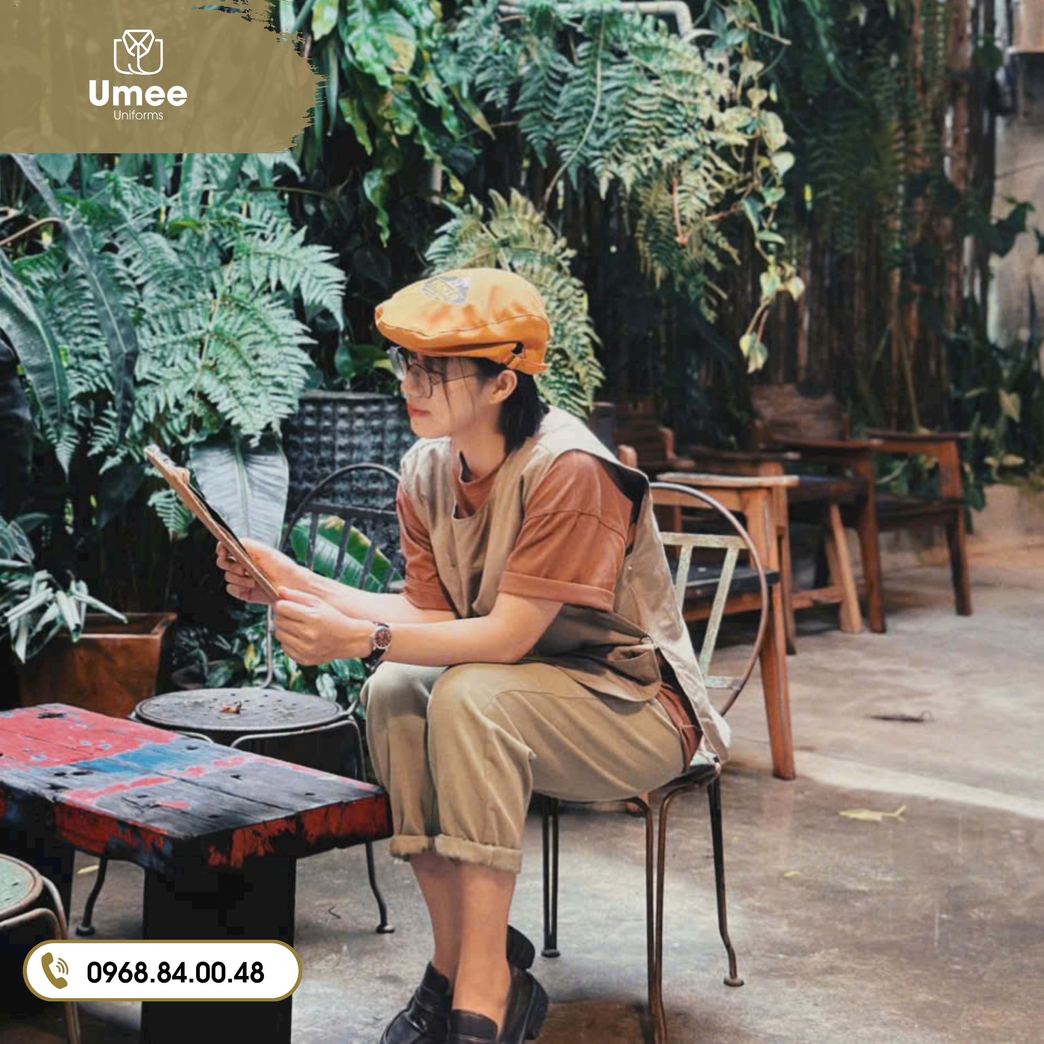 Đồng phục cafe tạp dề yếm phong cách vintage | Thiết kế và sản xuất theo yêu cầu – Umee Uniforms