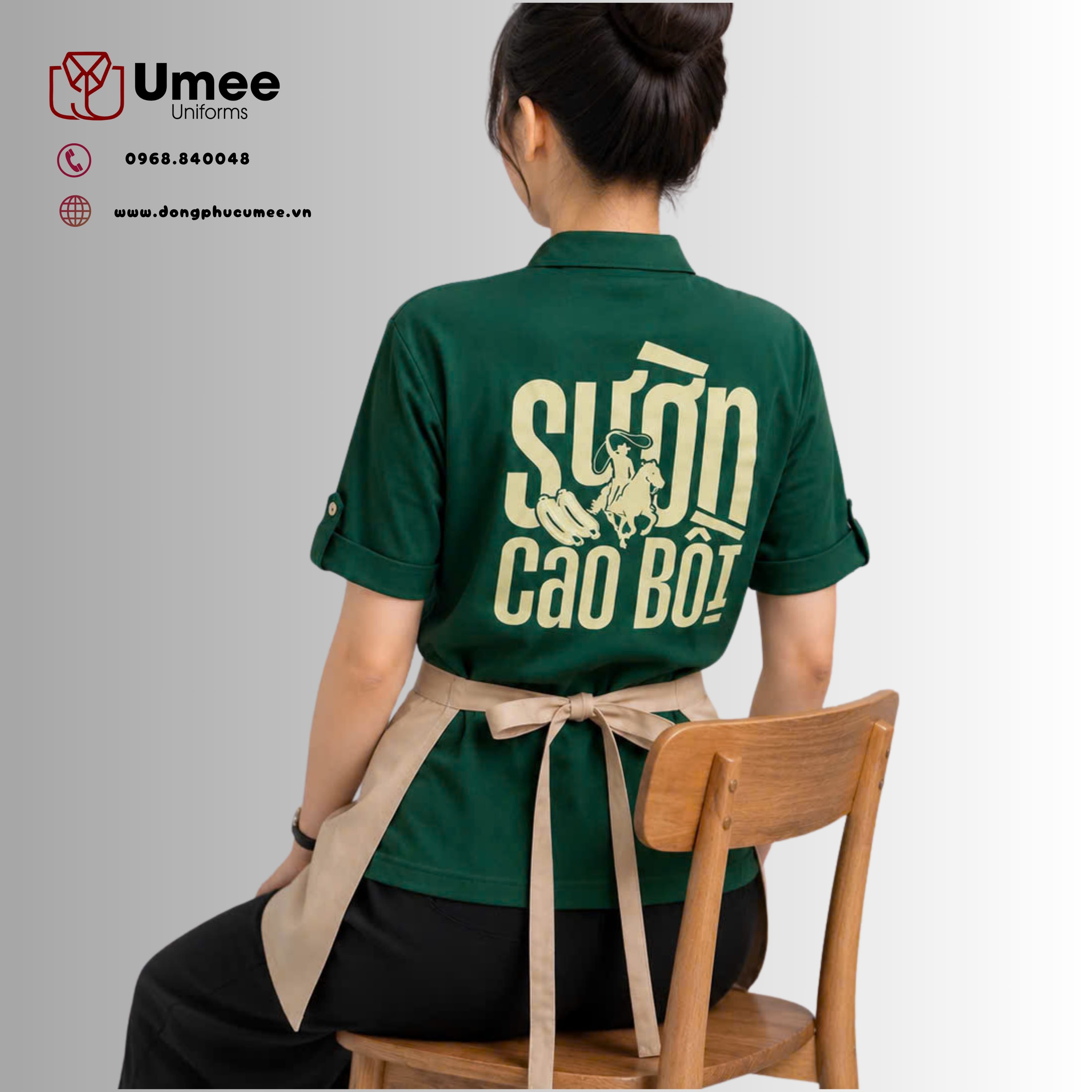 Đồng Phục Quán Nướng BBQ - Áo Polo Cổ Trụ | Umee Uniforms